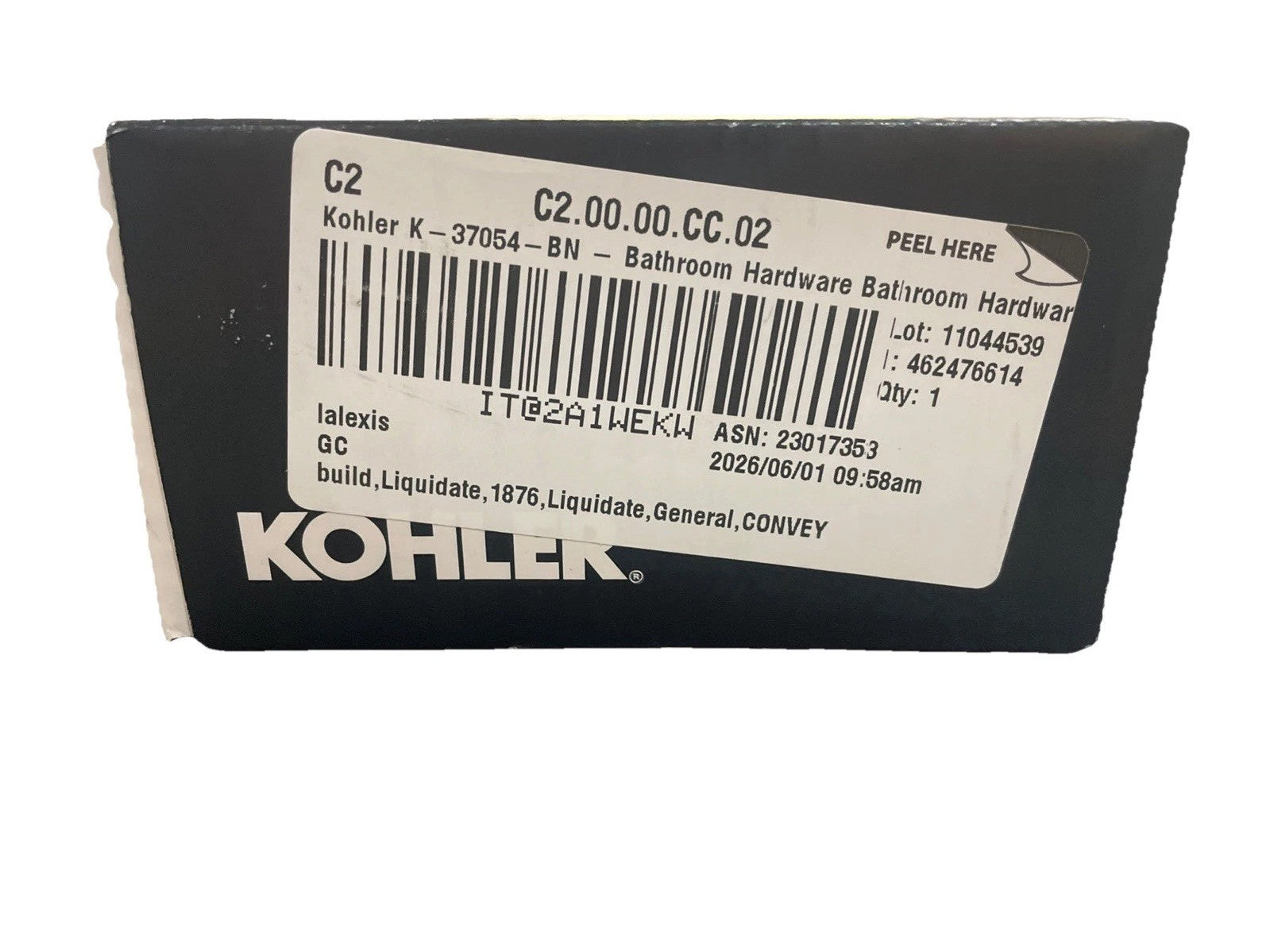 KOHLER K-37054-BN Alteo Pivoting Toilet Paper Holder