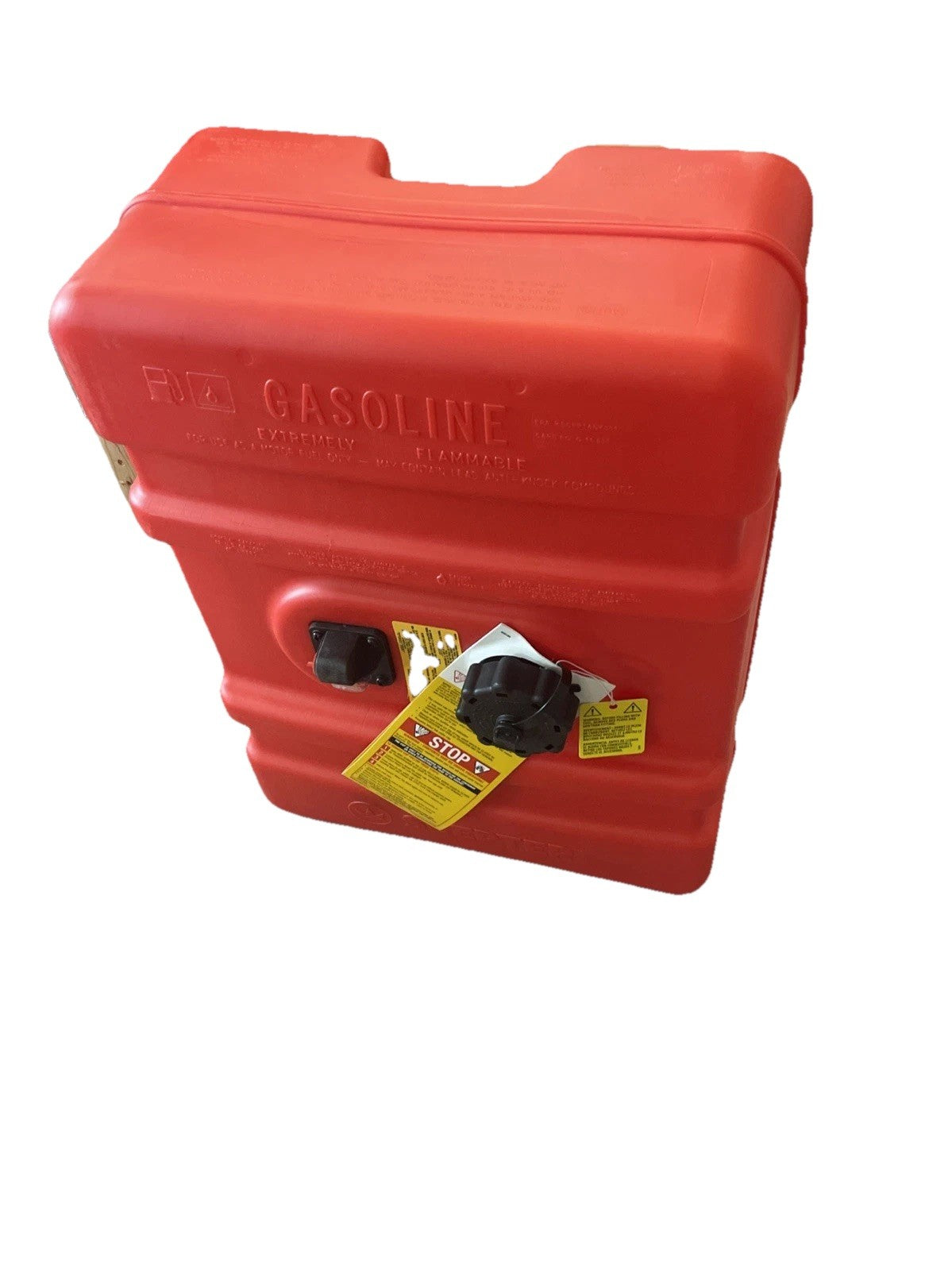 Scepter Portable 12 Gallon Fuel Tank, Rectangular Tall Profile Marine Fuel Can