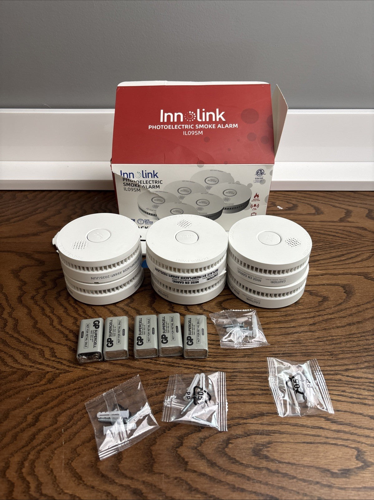 Innolink Innolink Photoelectric Smoke Detector  Battery 6-Pack. Read