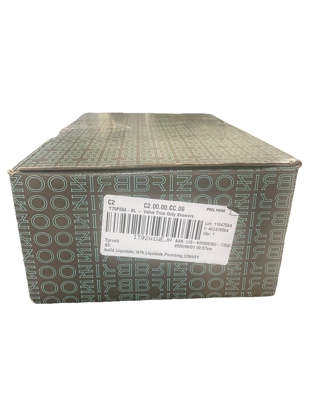 Brizo T75588-BL  Vettis Valve Trim with Integrated Volume Control - READ