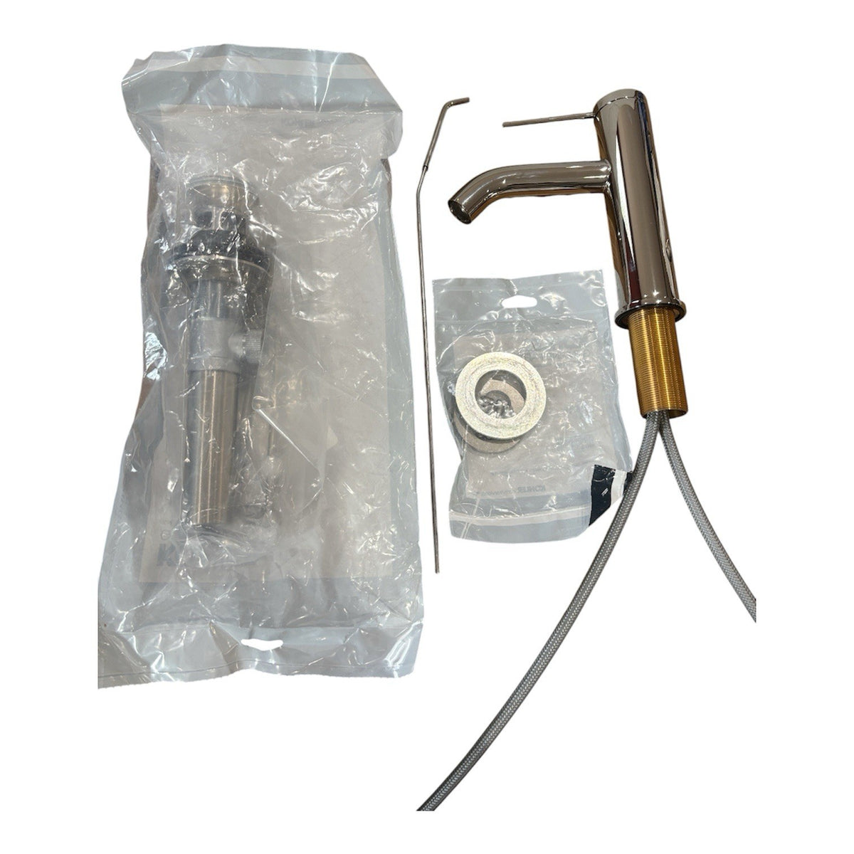 KOHLER 77958-4A-SM Components Single-Handle 1.2 GPM Bathroom Sink Faucet Nickel