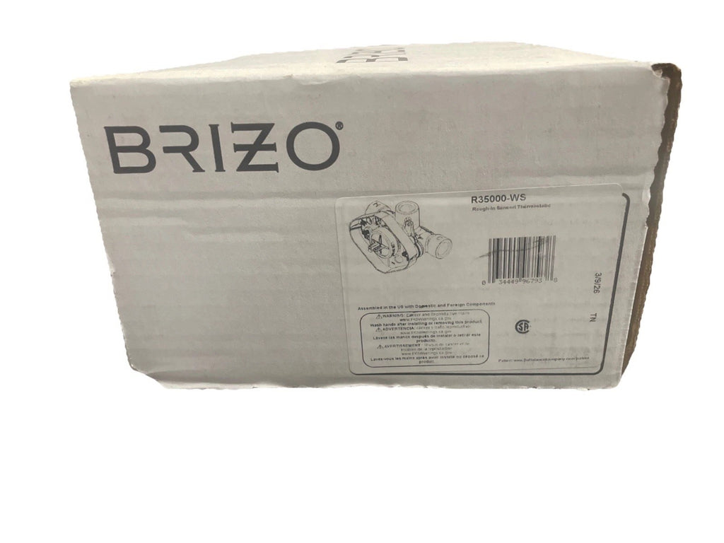 Brizo R35000-WS Thermostatic Rough In Valve Body w/Stops from the Sensori 