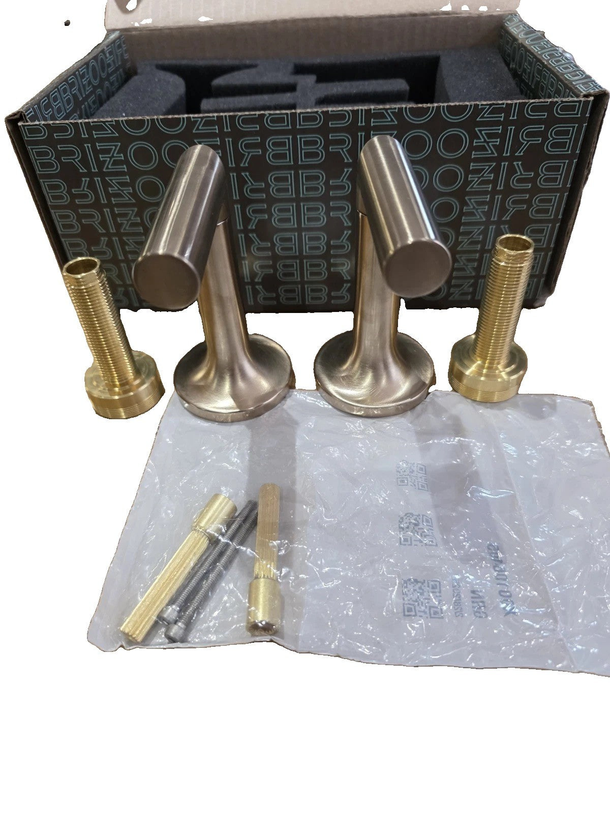 Brizo HL5875-GL Wall Mount Lavatory Lever Handles Only Luxe Gold