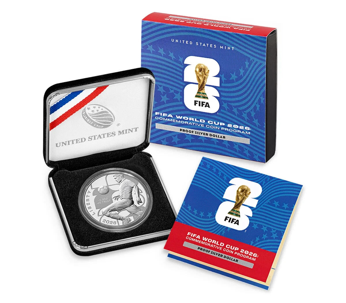 2026-P FIFA World Cup Proof Silver Dollar. IN HAND Limited Edition