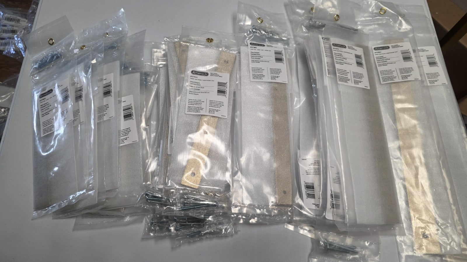 Amerock  BP37769 BP37767 66 65 64 Ladera Backplate Champagne Bronze Lot Of 29