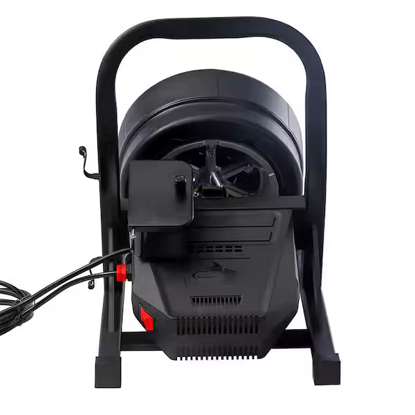 Husky 5/ 16 in X 50 ft Cable Drum Auger For Drain Cleaning W/ Foot Switch