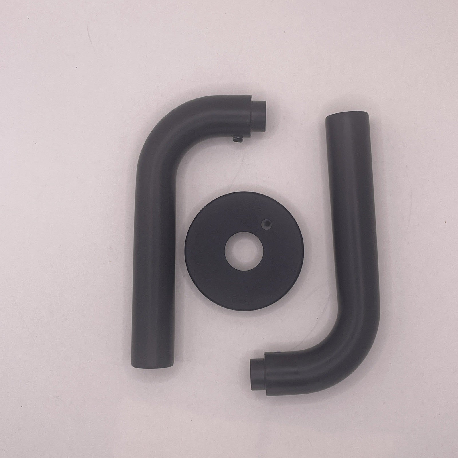 Linnea L03 PRR2 SBL - Stainless Steel Door Lever with Round Rosette