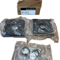 Baldwin R017190PV R017.PV Pair Estate Square Rosettes Privacy Satin Black 2 5/8”