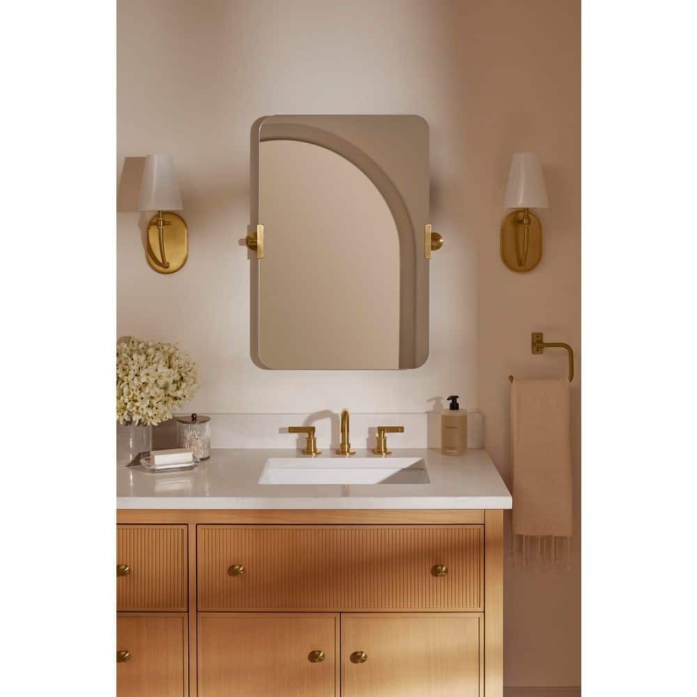 Kohler Castia Studio McGee 22.81x29.5 Polished Nickel Mirror -
