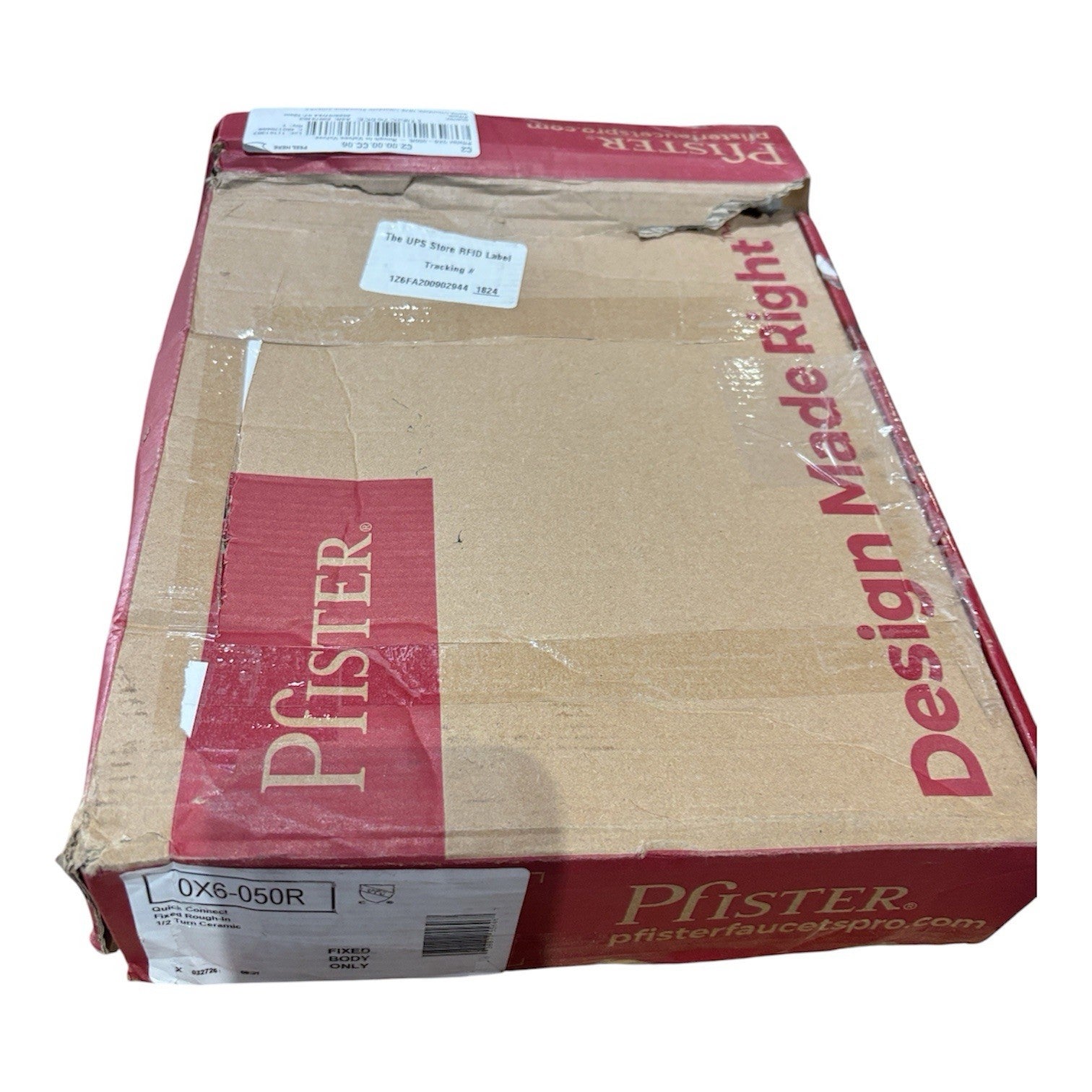 Pfister 0X6-050R 1/2 Inch Rough In Valve for Double Handle Roman Tub Faucets
