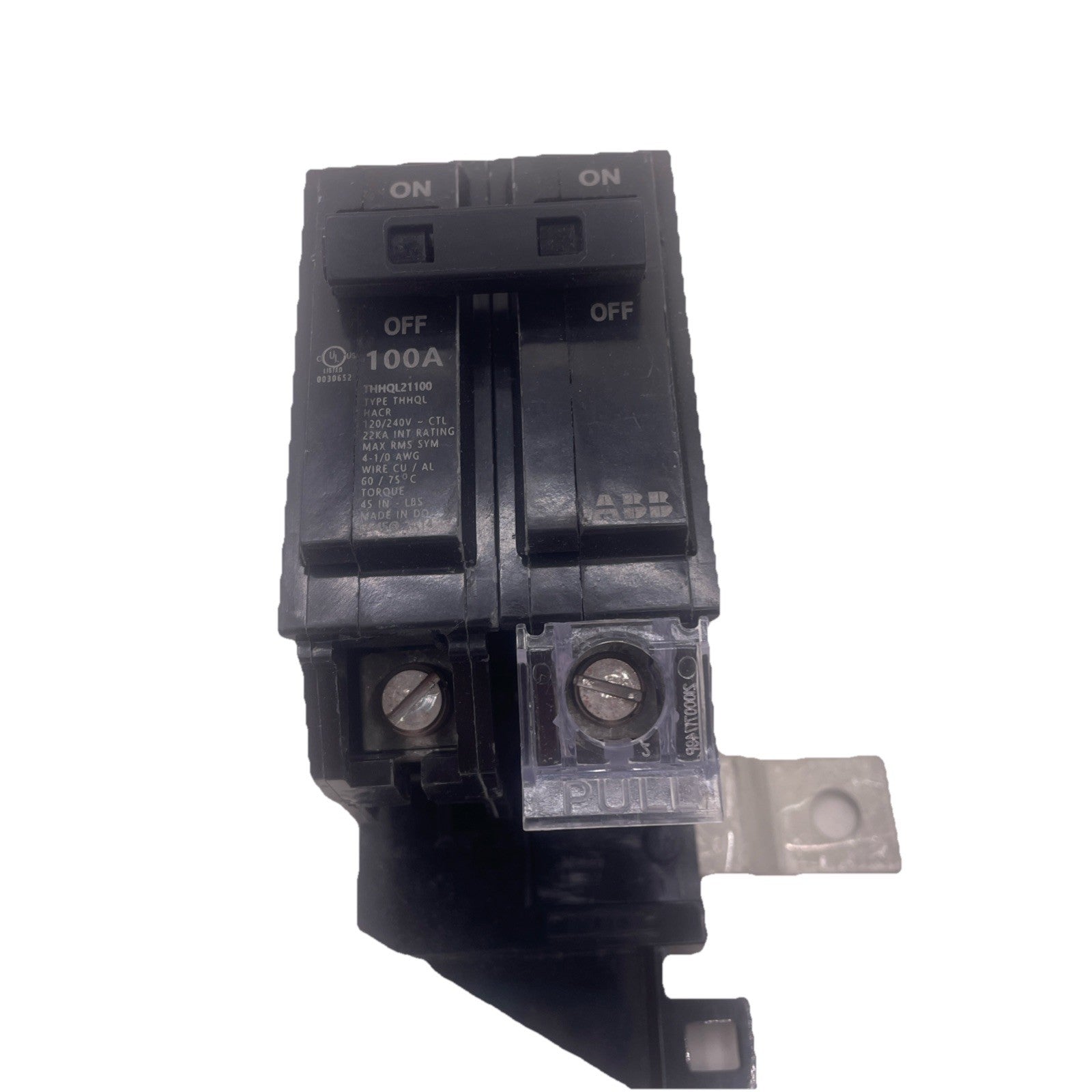 GE THQMH100CP  100 AMP 120/240v MASTER MAIN BREAKER KIT NOB *READ*