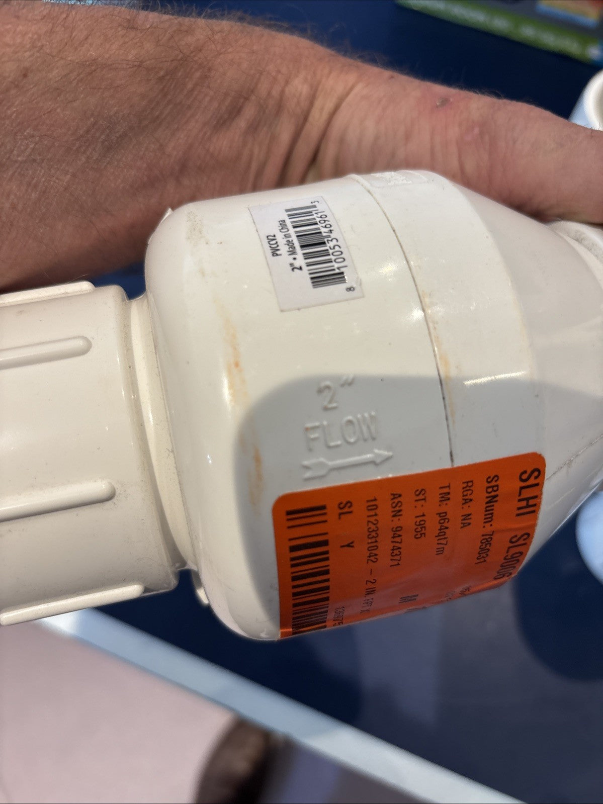 2" PVC Check Valve Flo Control 1011-20