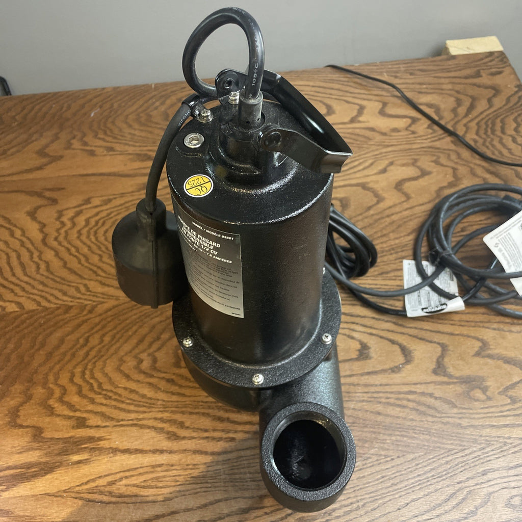Superior 1/2 HP CI Sewage Ejector w/Vertical Float Switch