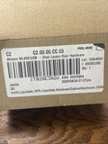 Miseno MLK5012SB Elkton Round Rod Non-Turning One-Sided Door Lever - Satin Brass