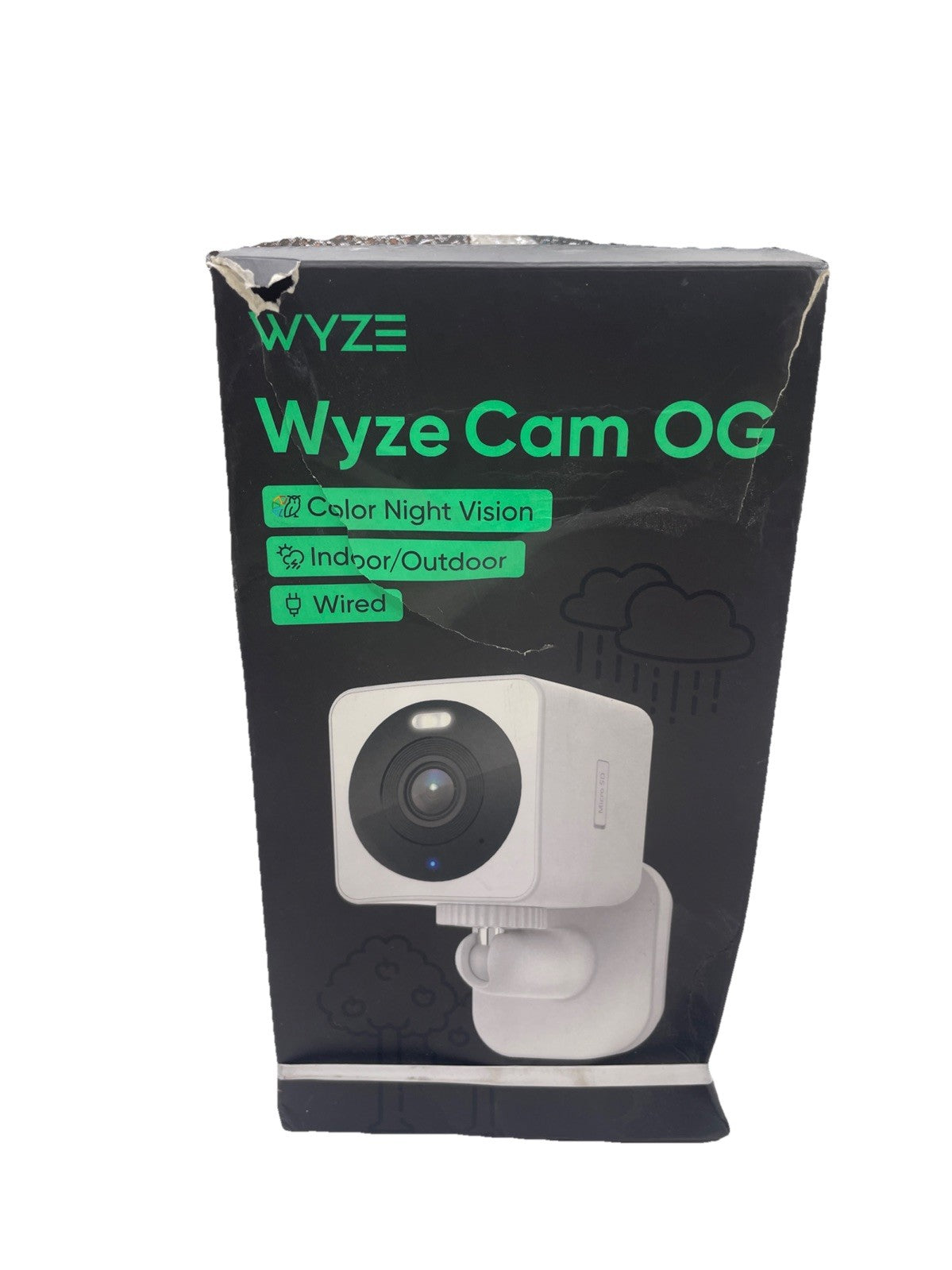 Wyze Cam OG 1080p HD Smart Security Camera Indoor/Outdoor Wired w/ Spotlight