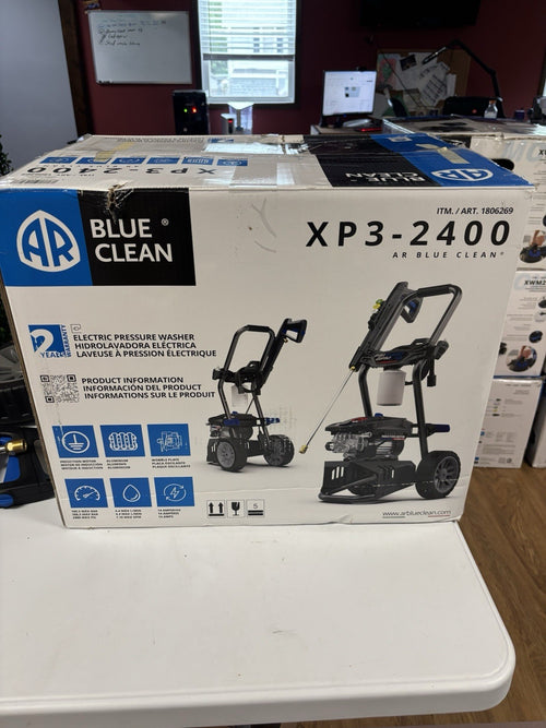 AR Blue Clean Electric Pressure Washer 2400 PSI - Brand New Open Box (tested)