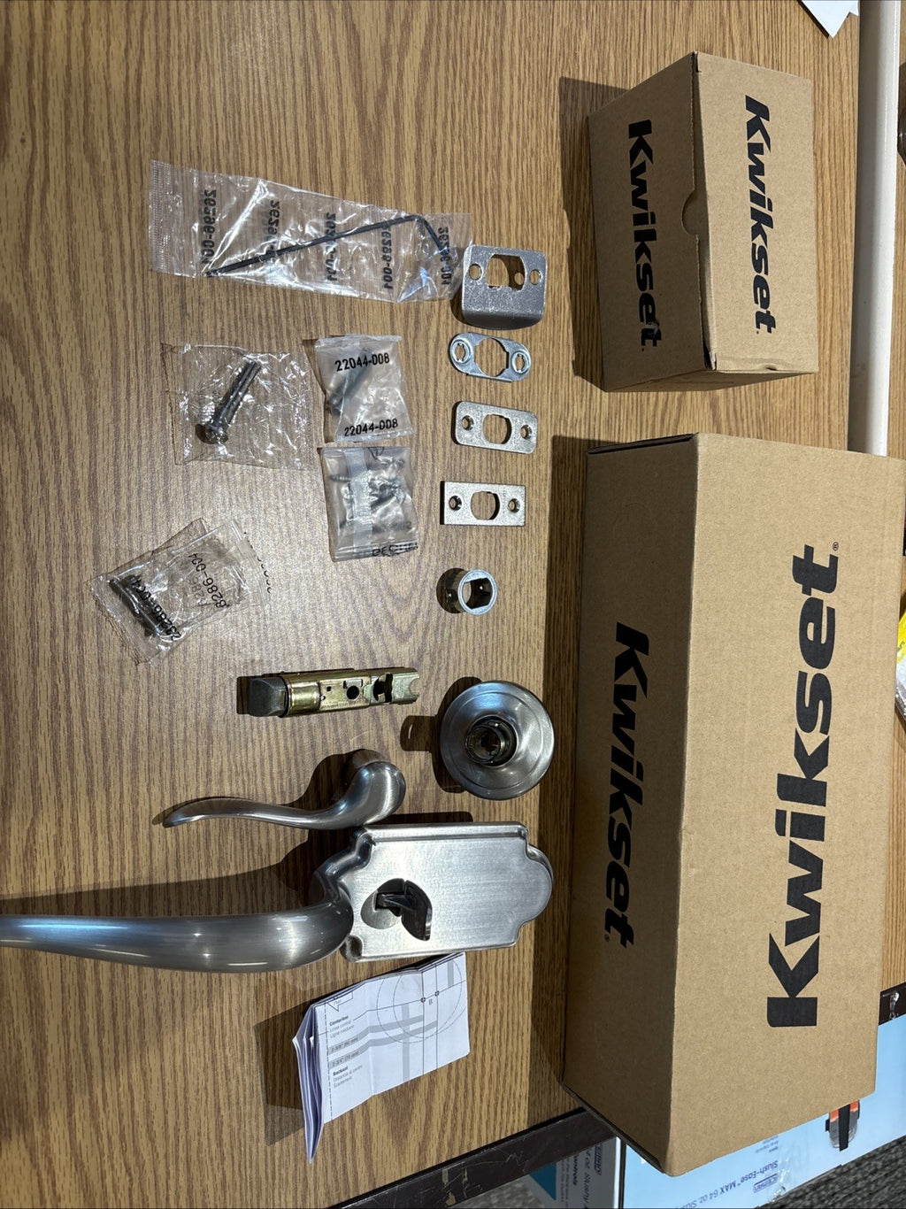 Kwikset 98150 032 Passage Handel Arlington Satin Buckle 815anxtnl RH