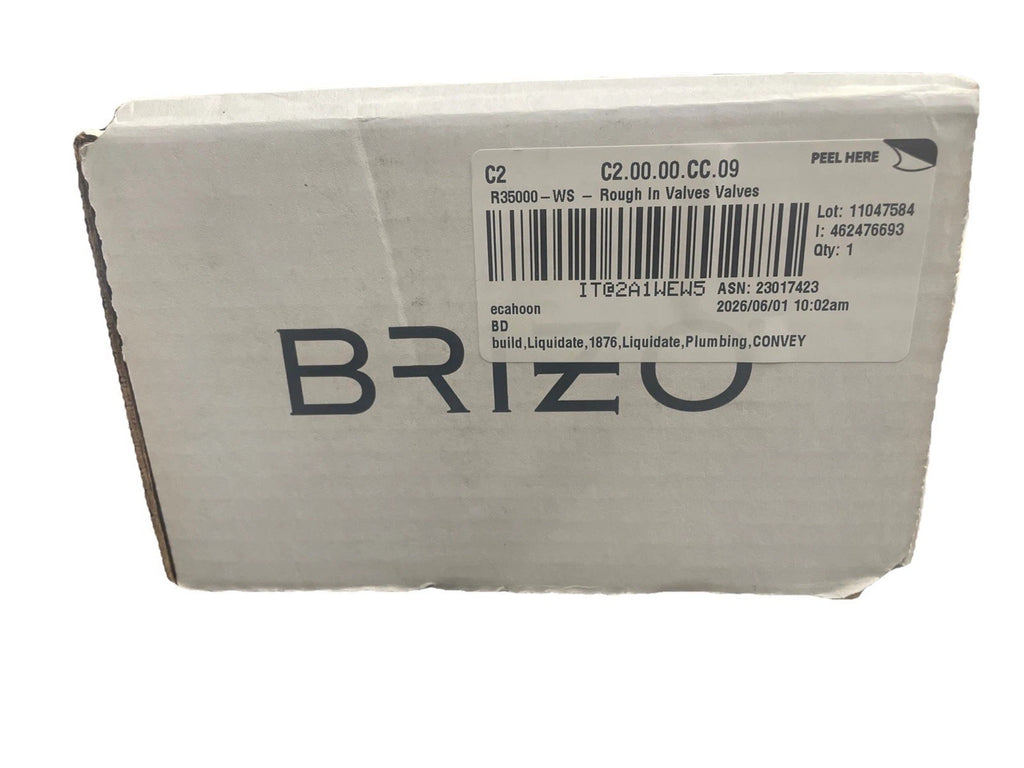 Brizo R35000-WS Thermostatic Rough In Valve Body w/Stops from the Sensori 