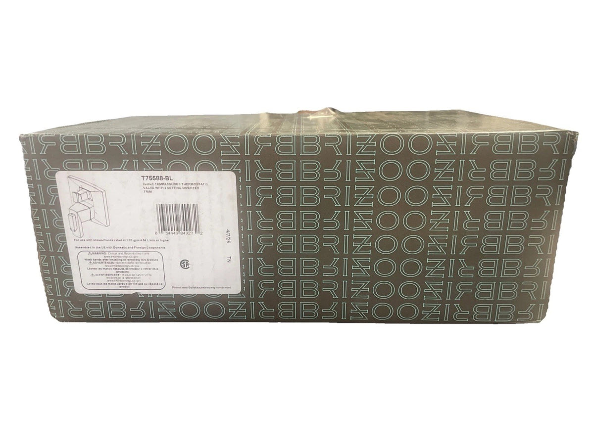Brizo T75588-BL  Vettis Valve Trim with Integrated Volume Control - READ