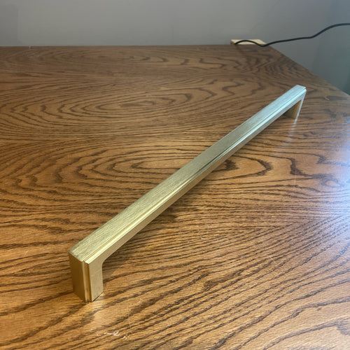 Baldwin 4429 Raised 18" Center to Center Handle Appliance Pull - Satin Brass
