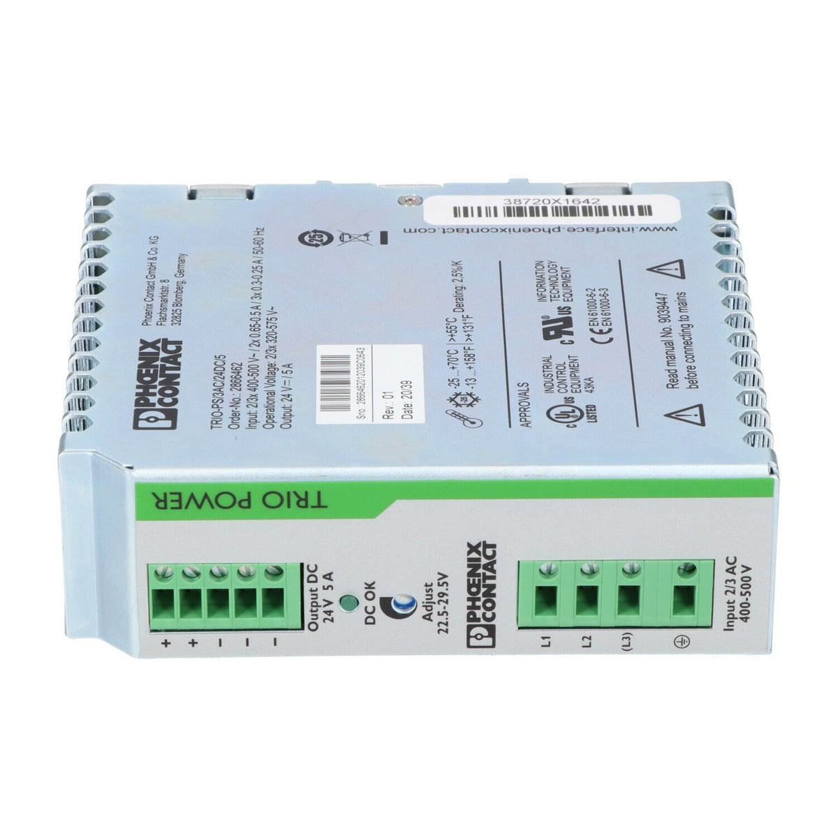 Phoenix Contact 2866462 New NMP - Switching Power Supply - 3 Phase