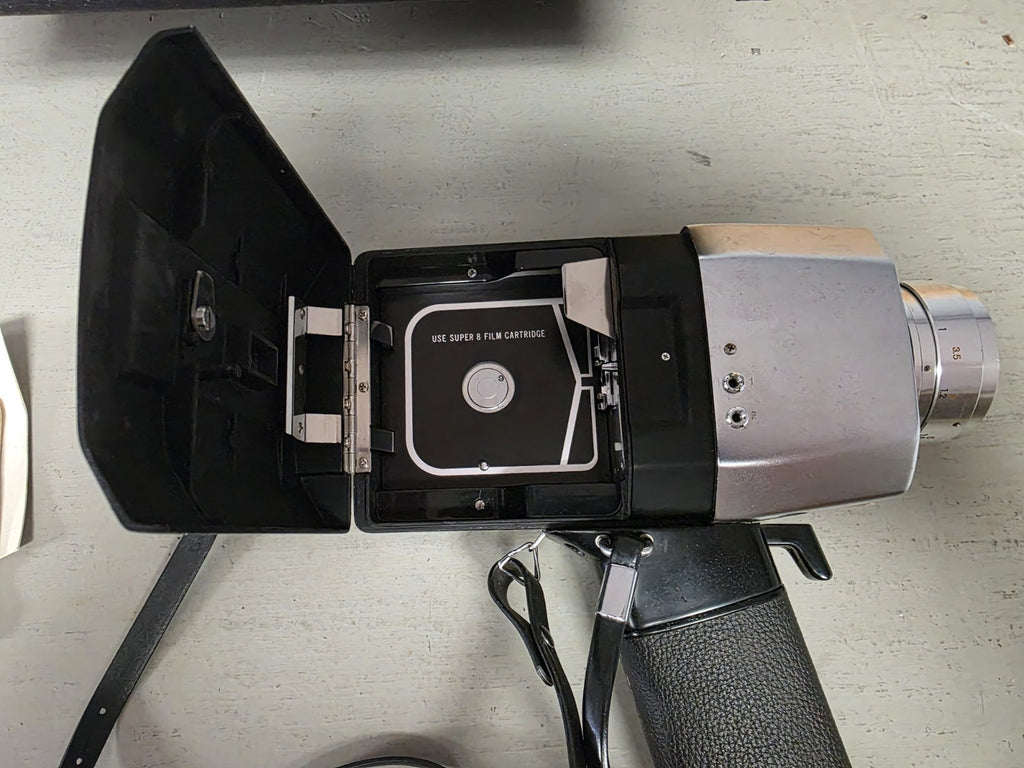Vintage YASHICA Super 60 Electronic Super 8MM Movie Camera With Case