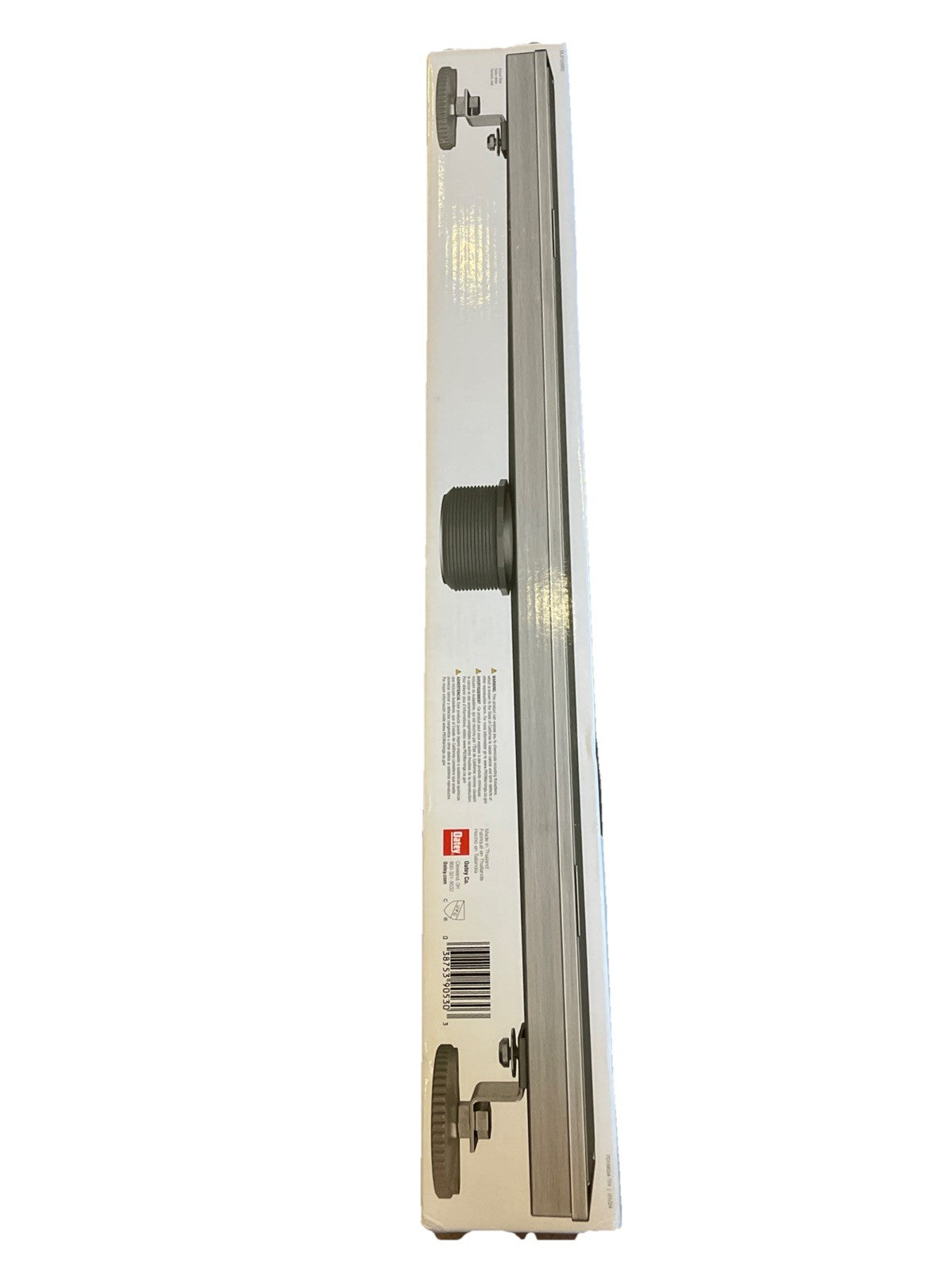 Oatey Designline 24 in. Stainless Steel Linear Shower Drain Square Grate New 
