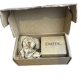 Emtek 8468US19 Brass Rectangle Single Cylinder Keyed Entry Deadbolt - *READ*