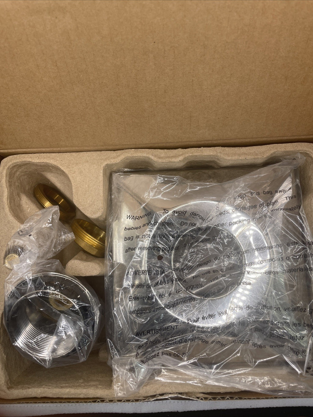 Signature Hardware Vilamonte shower Valve Trim kit in Polished Nickel SHVL8010PN
