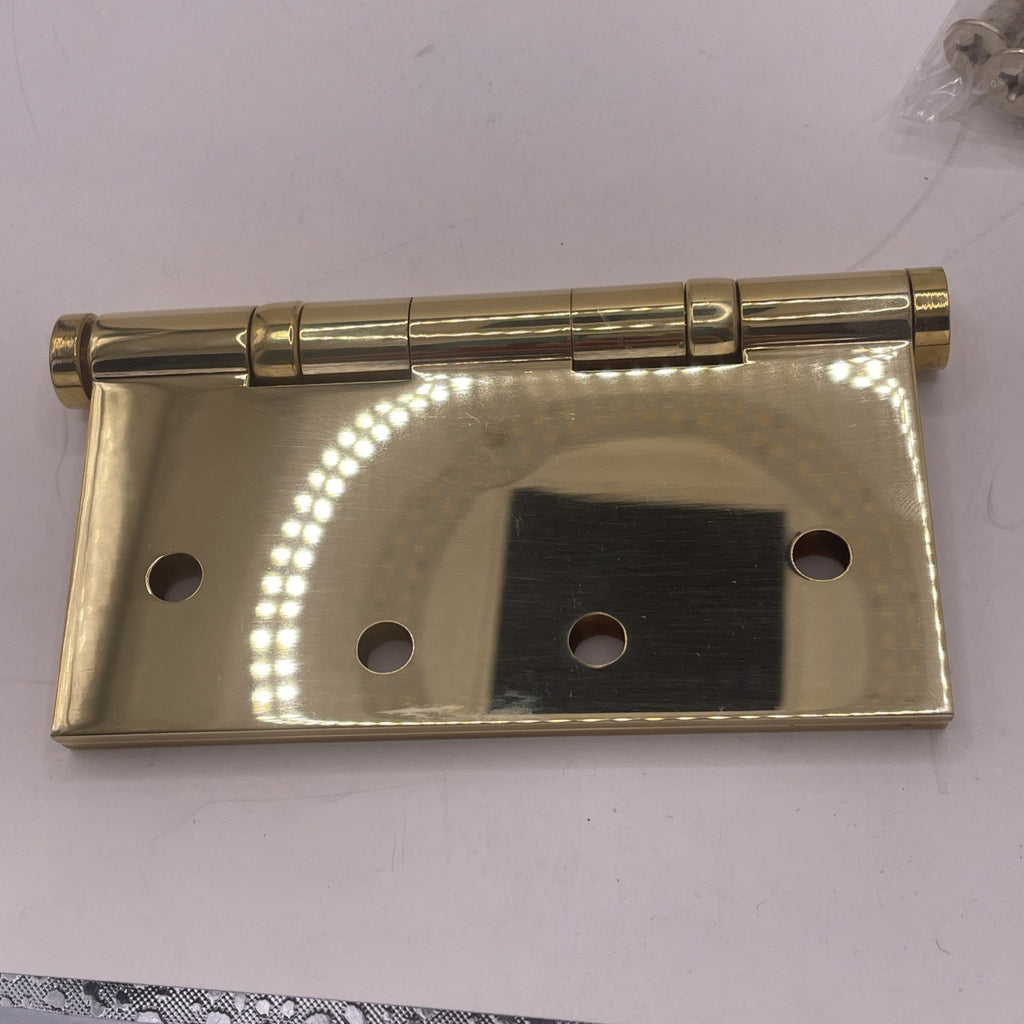 Baldwin - Polished Solid Brass Door Hinge Ball Bearings 4"x4 " - 1041.031.I