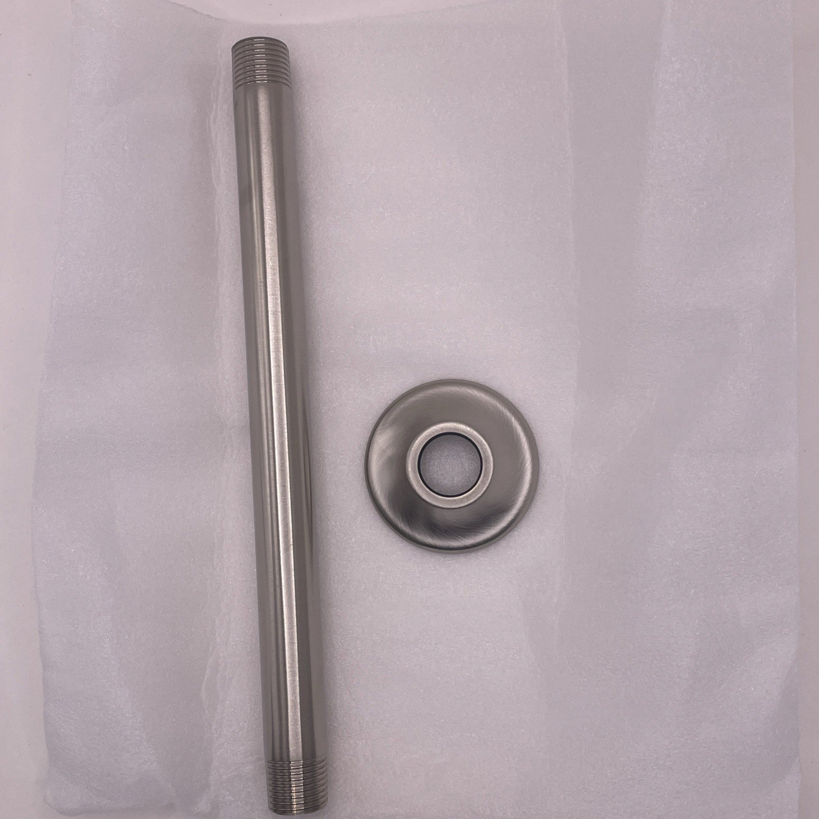 Brizo RP48986BN 10" Ceiling Shower Arm & Flange - Brushed Nickel - *READ*