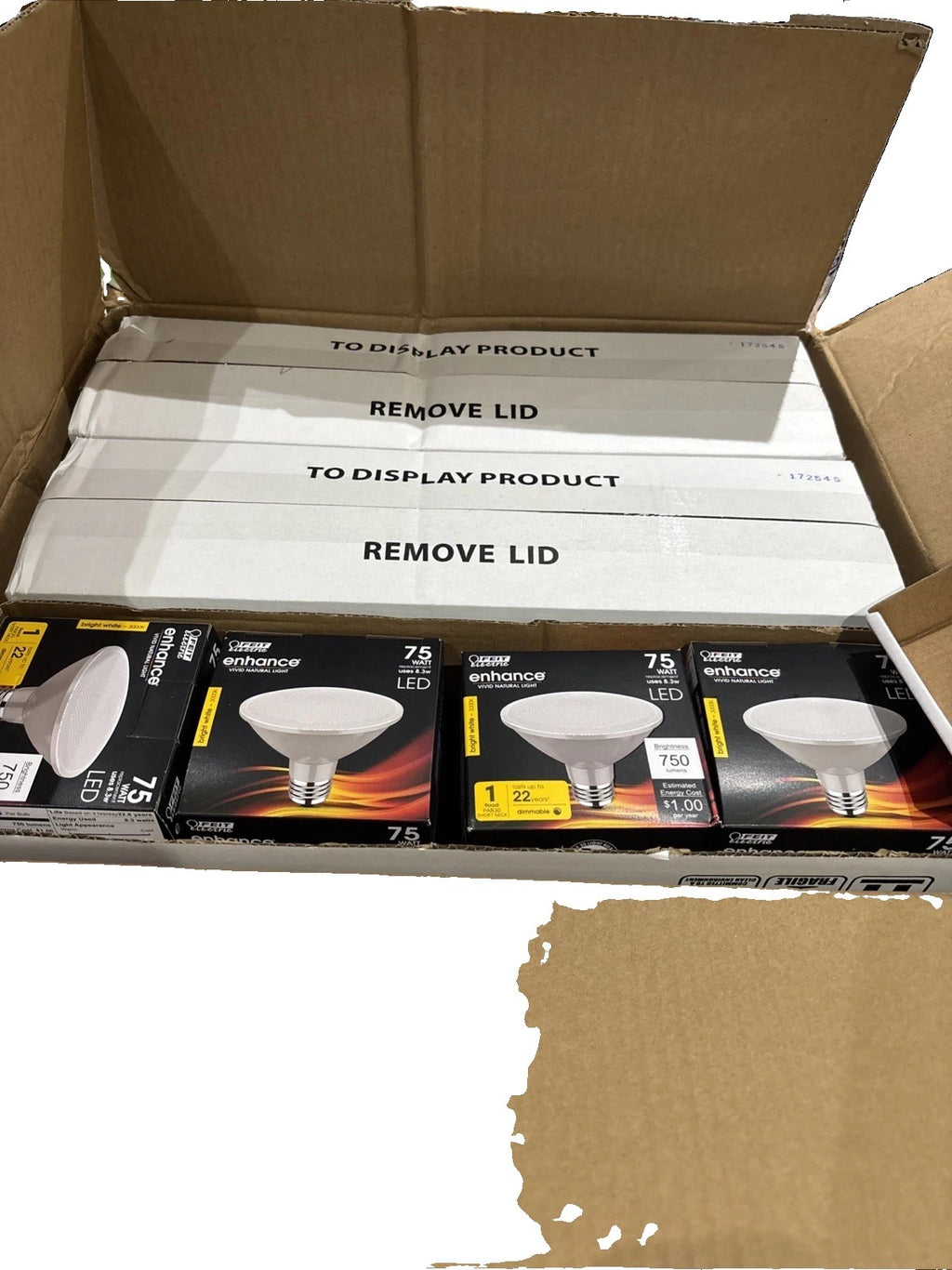 12 New  Feit Electric PAR30 75W Equivalent LED Light Bulbs Dimmable 3000K Bright
