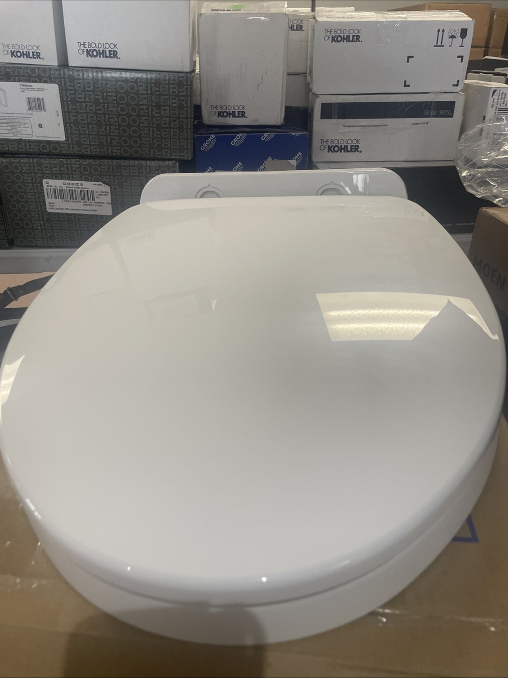 TOTO SS124#01 SoftClose Elongated Toilet Seat - Cotton White