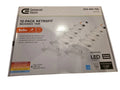 Commercial Electric 5/6 in. Integrated LED Recessed Retrofit Light Trim, 12-Pack