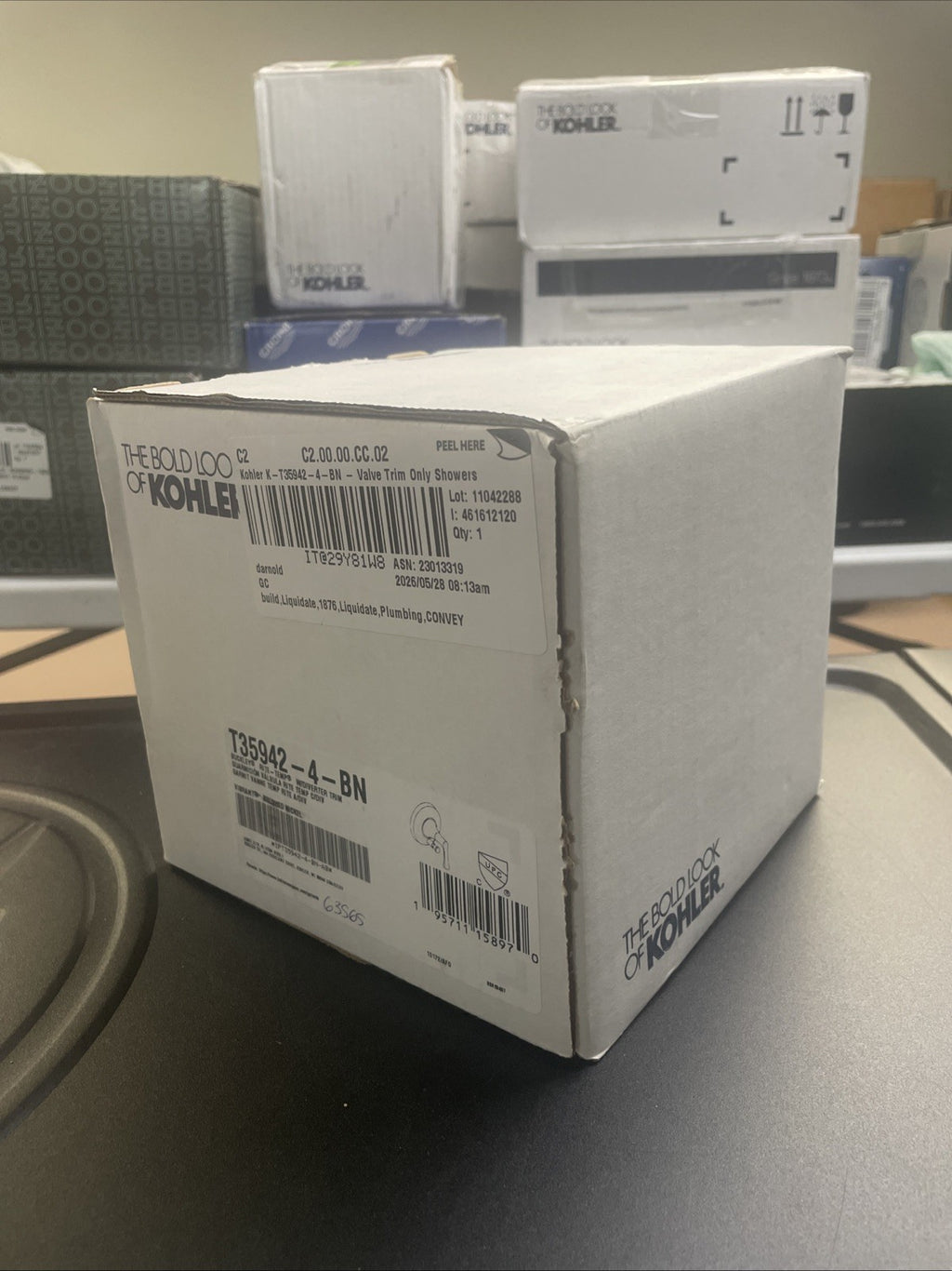 Kohler K-T35942-4-BN- Valve Trim Only Showers