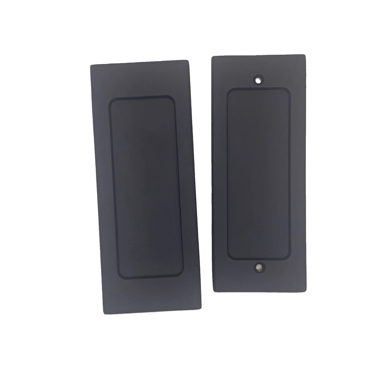 Emtek 2124FB2 - Rustic Modern Passage Pocket Door Mortise Lock for 2" Thick Door