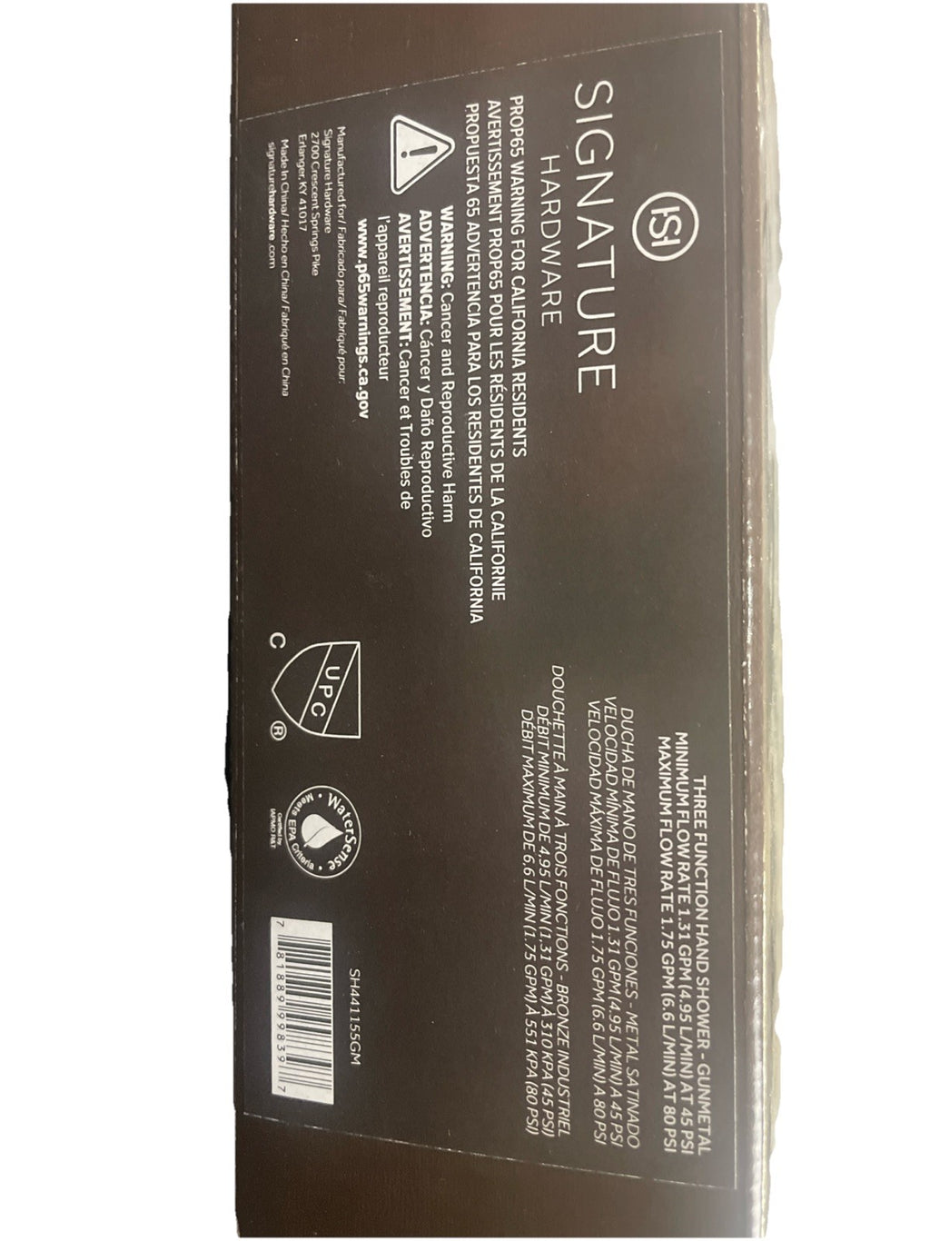 Signature Hardware SH441155GM - Hand Showers Showers