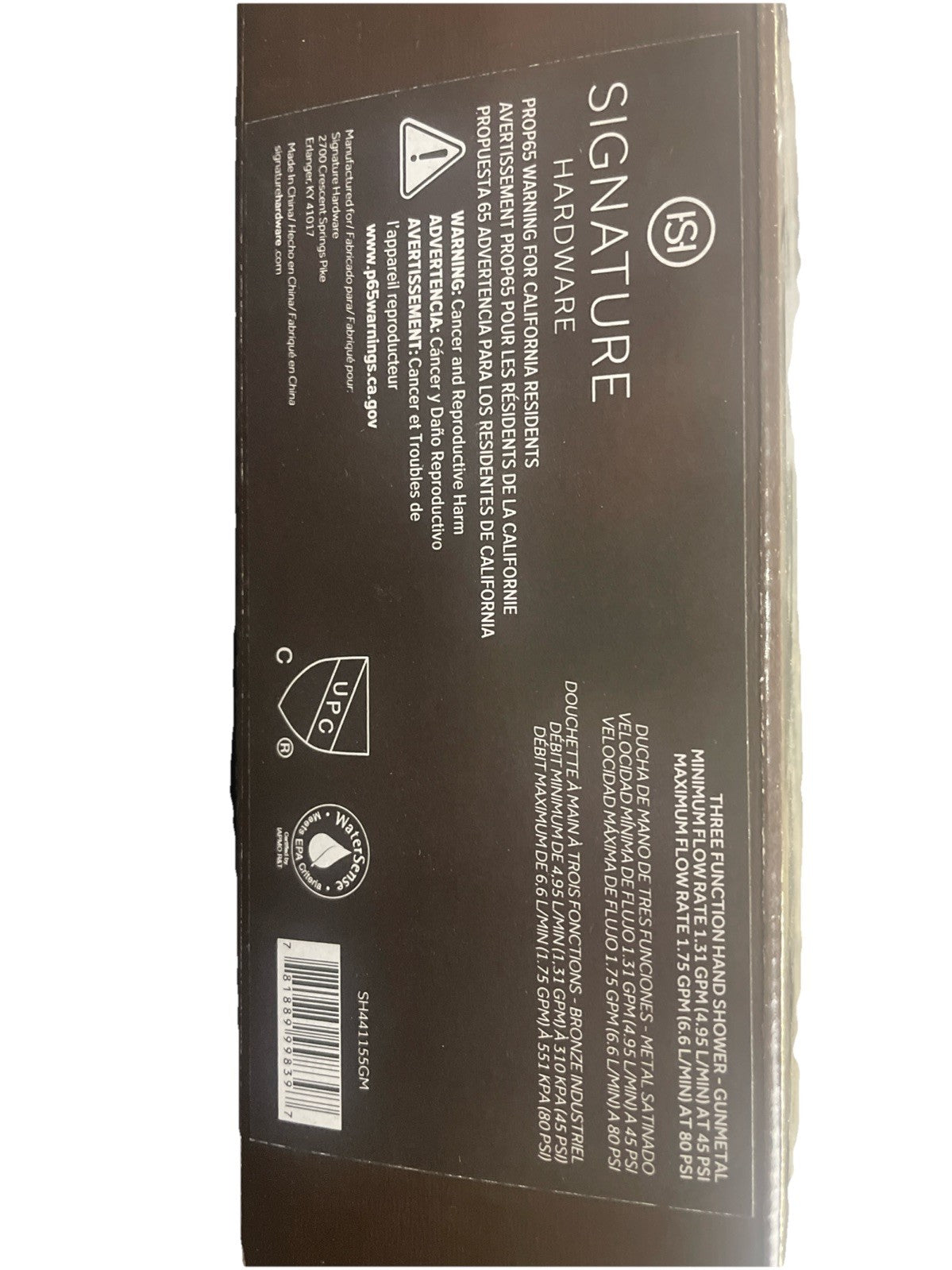 Signature Hardware SH441155GM - Hand Showers Showers