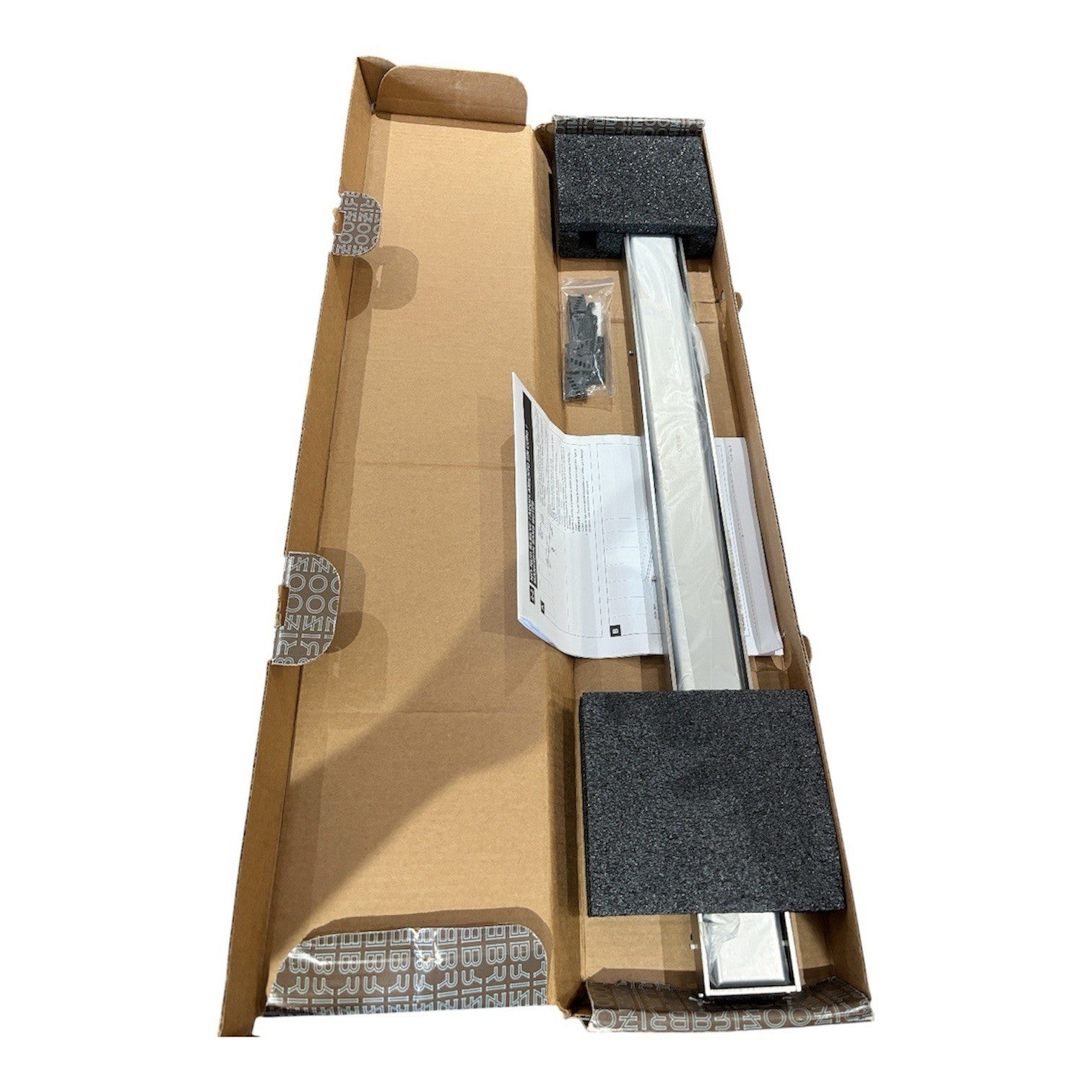 Brizo BT0733616-NK 36" Reversible Linear Shower Drain Duel Grate Luxe Nickel