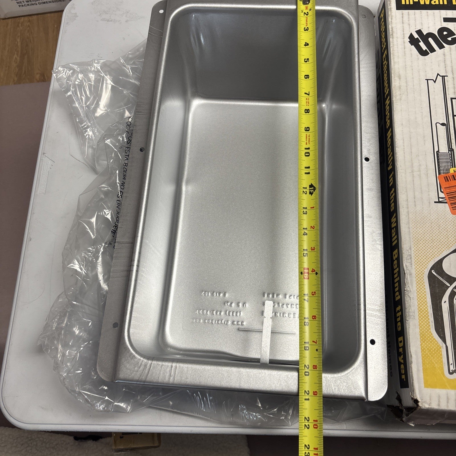 4.25 In. Dryer Box Metal Recess