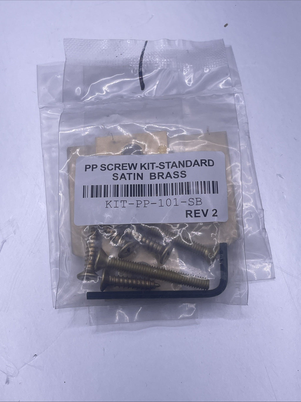 EMTEK 5110HLORHUS4 Square Rosette Passage Set Helios Satin Brass Handle Lever