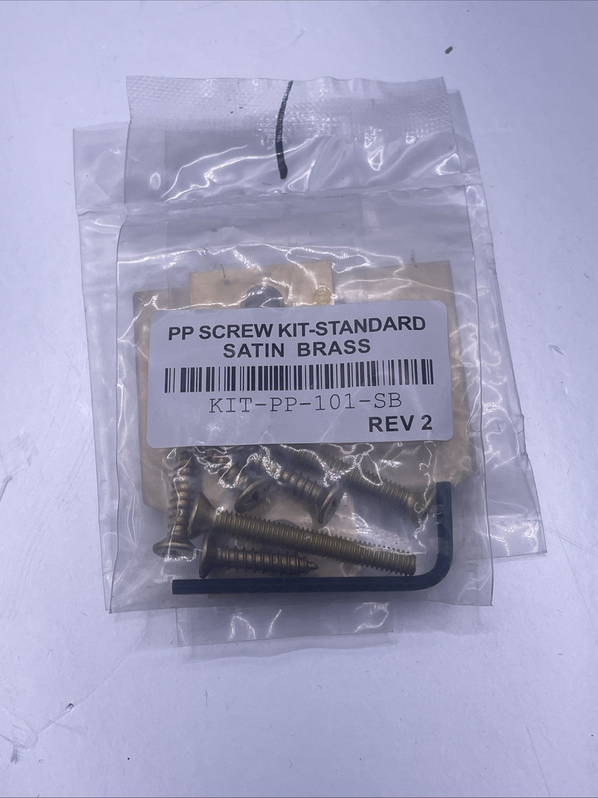 EMTEK 5110HLORHUS4 Square Rosette Passage Set Helios Satin Brass Handle Lever