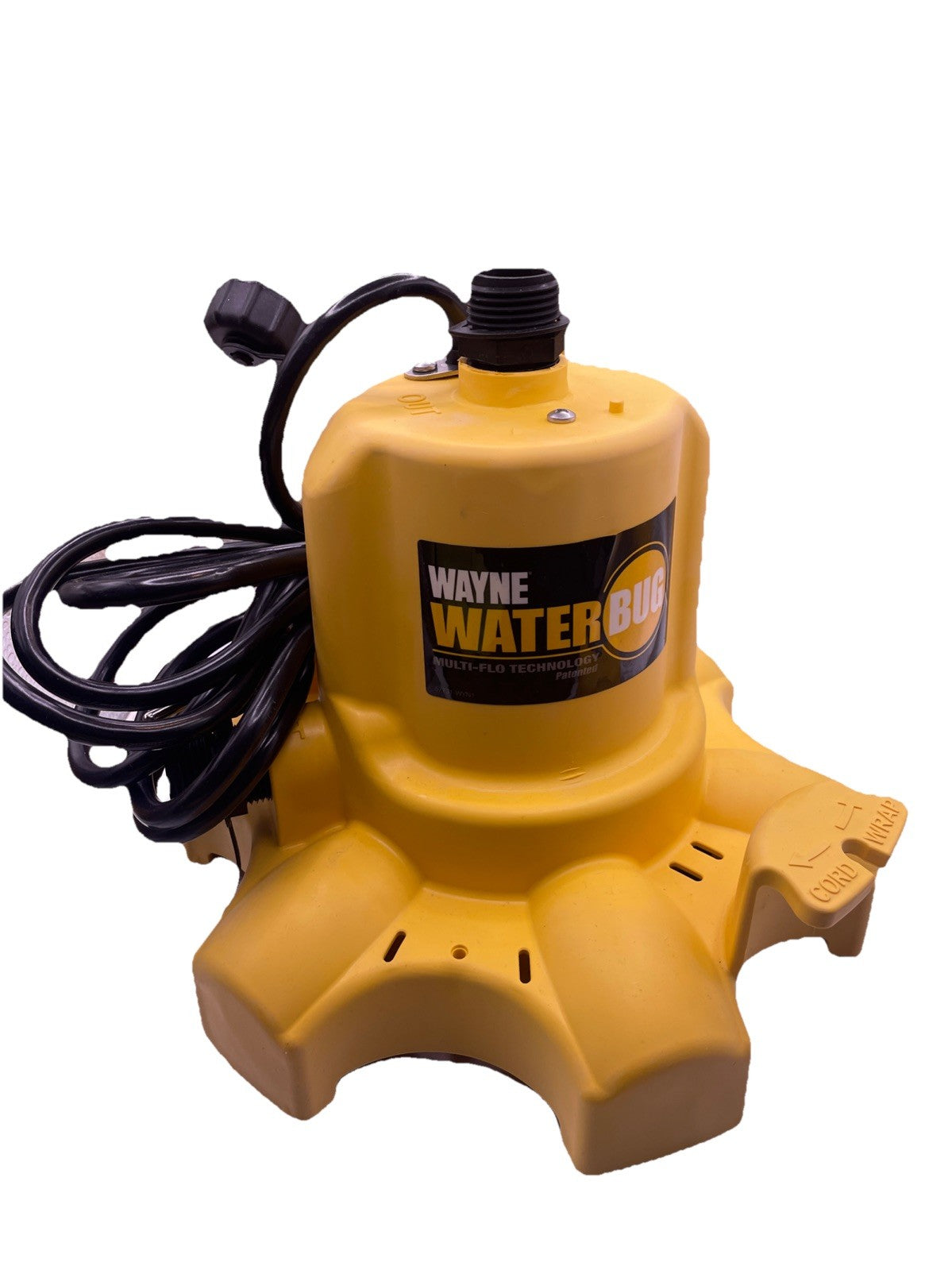 Wayne 1/6 HP WaterBUG Submersible Utility Pump with Multi-Flo Technology