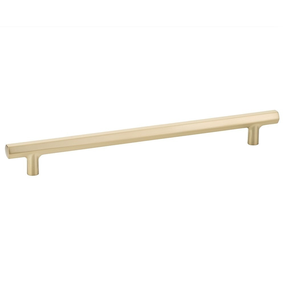 Emtek 86680US4 Mod Hex 10" Cabinet Pull, Urban Modern Collection, Satin Brass