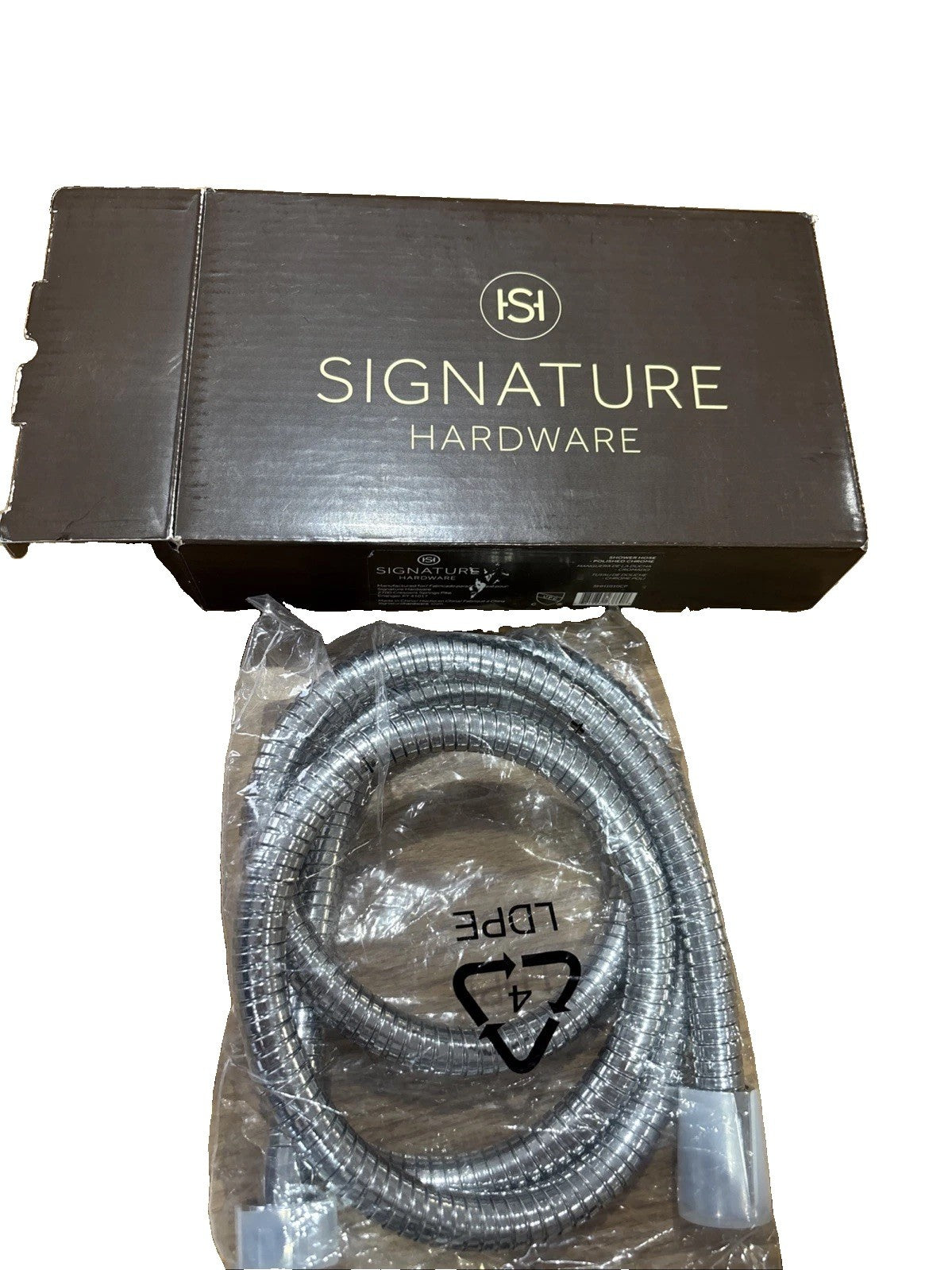 Signature Hardware SHH1010CP Custom Showering 60 in. Hand Shower Hose in Chrome