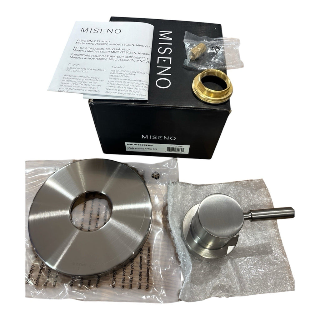 Miseno MNOVT550ZBN Mia Pressure Balanced Valve Trim in PVD Brushed Nickel