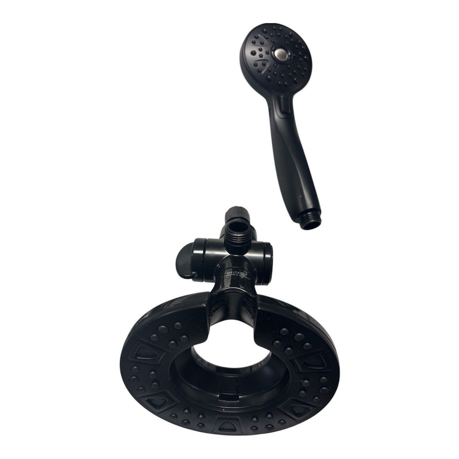Delta Chamberlain 142747-BL-I Shower Head - Black -Read