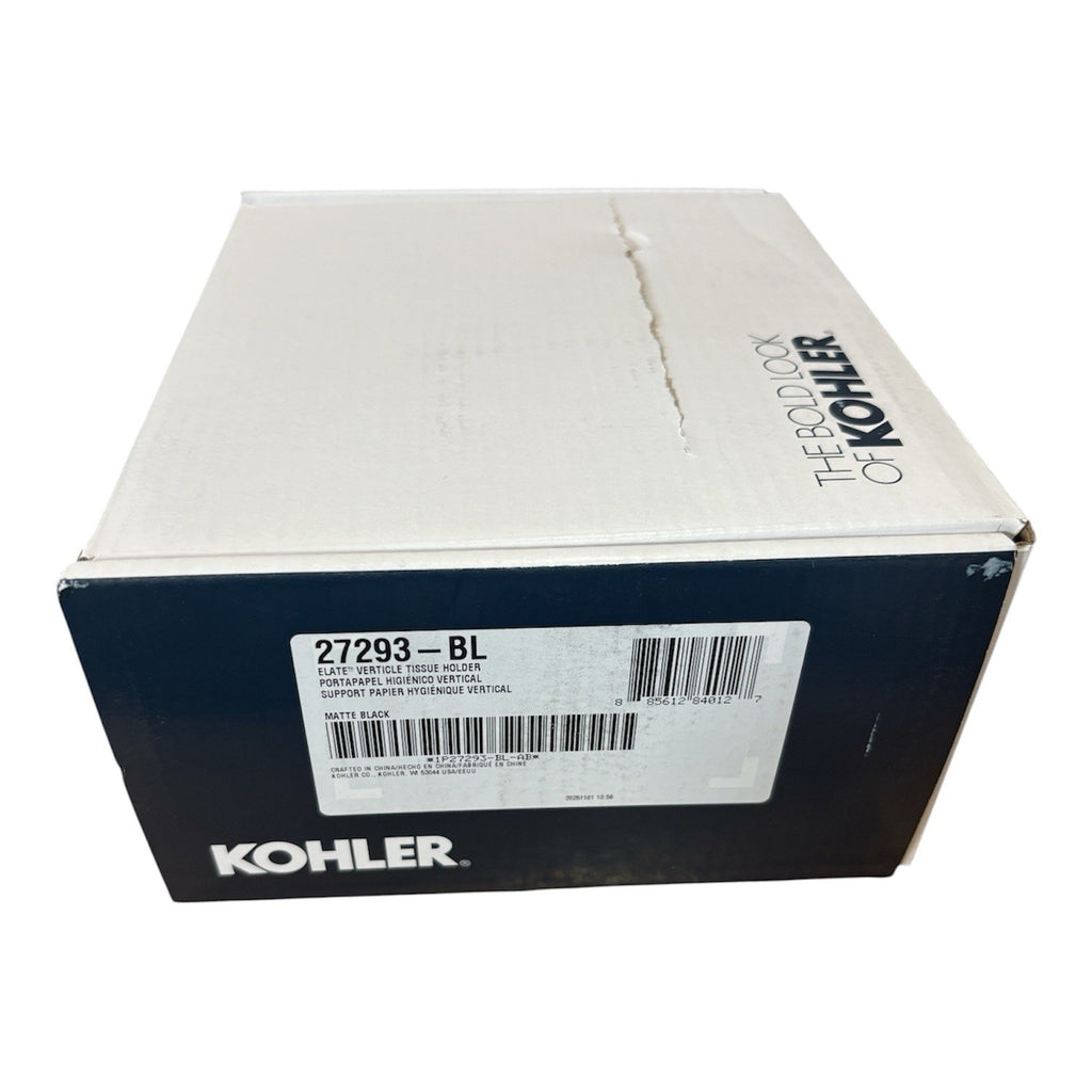 Kohler K-27293-BL Elate Wall Mounted Spring Bar Toilet Paper Holder