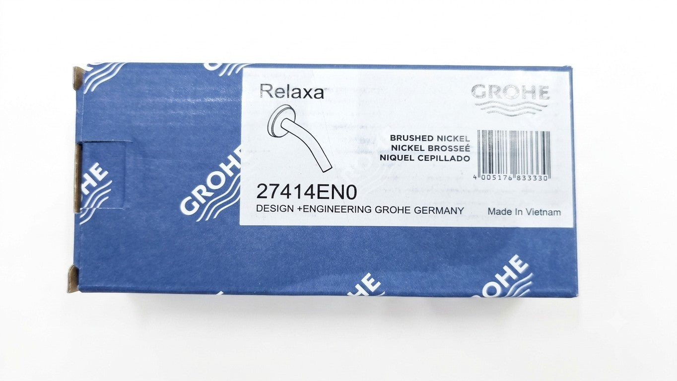GROHE 27414EN0 Relexa 5-5/8" Tubular Shower Arm and Flange, Brushed Nickel 