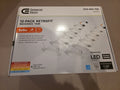 Commercial Electric 5/6 in. Integrated LED Recessed Retrofit Light Trim, 12-Pack
